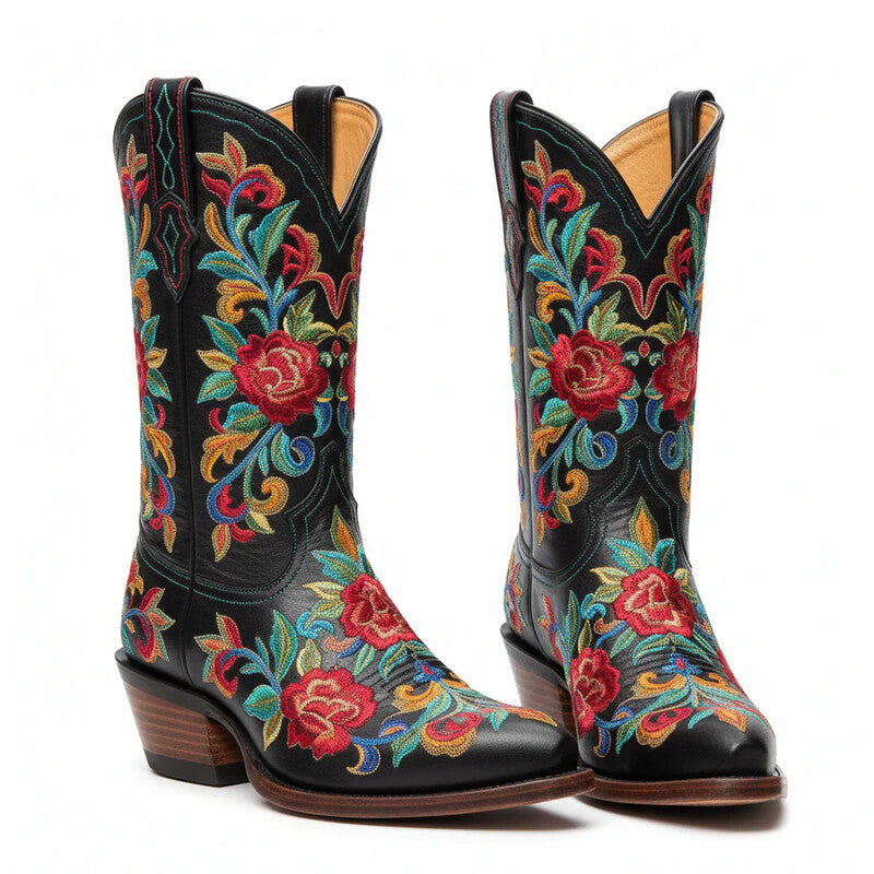 Embroidered Cowboy Boots