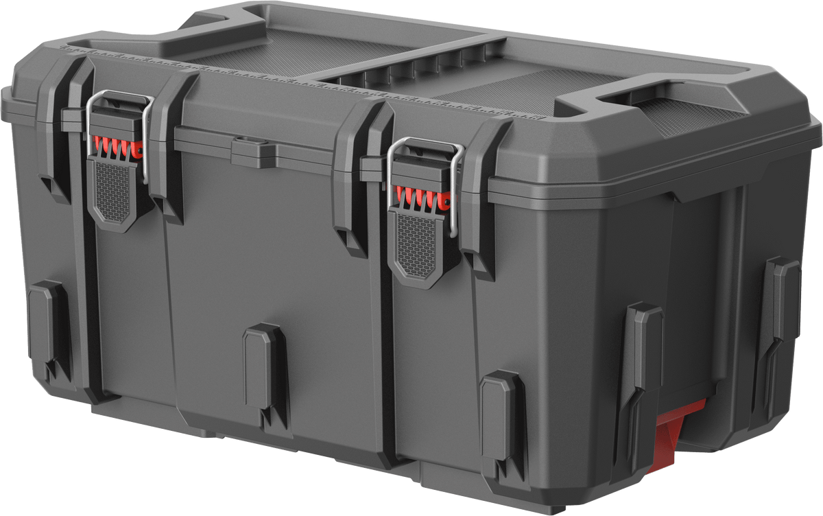 Hyper Tough Hyper Stack 3-Piece Modular Rolling Toolbox System, Black