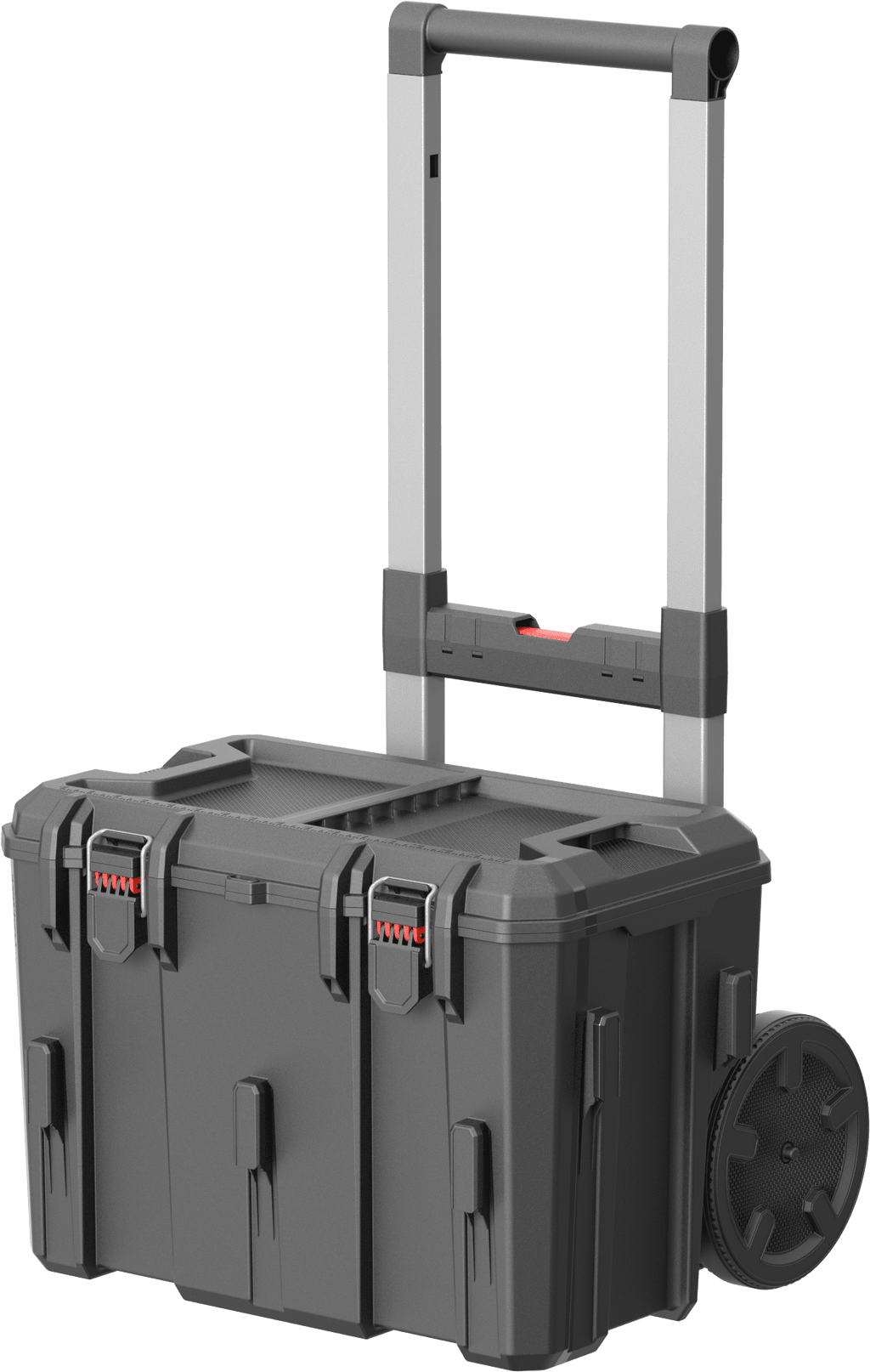 Hyper Tough Hyper Stack 3-Piece Modular Rolling Toolbox System, Black