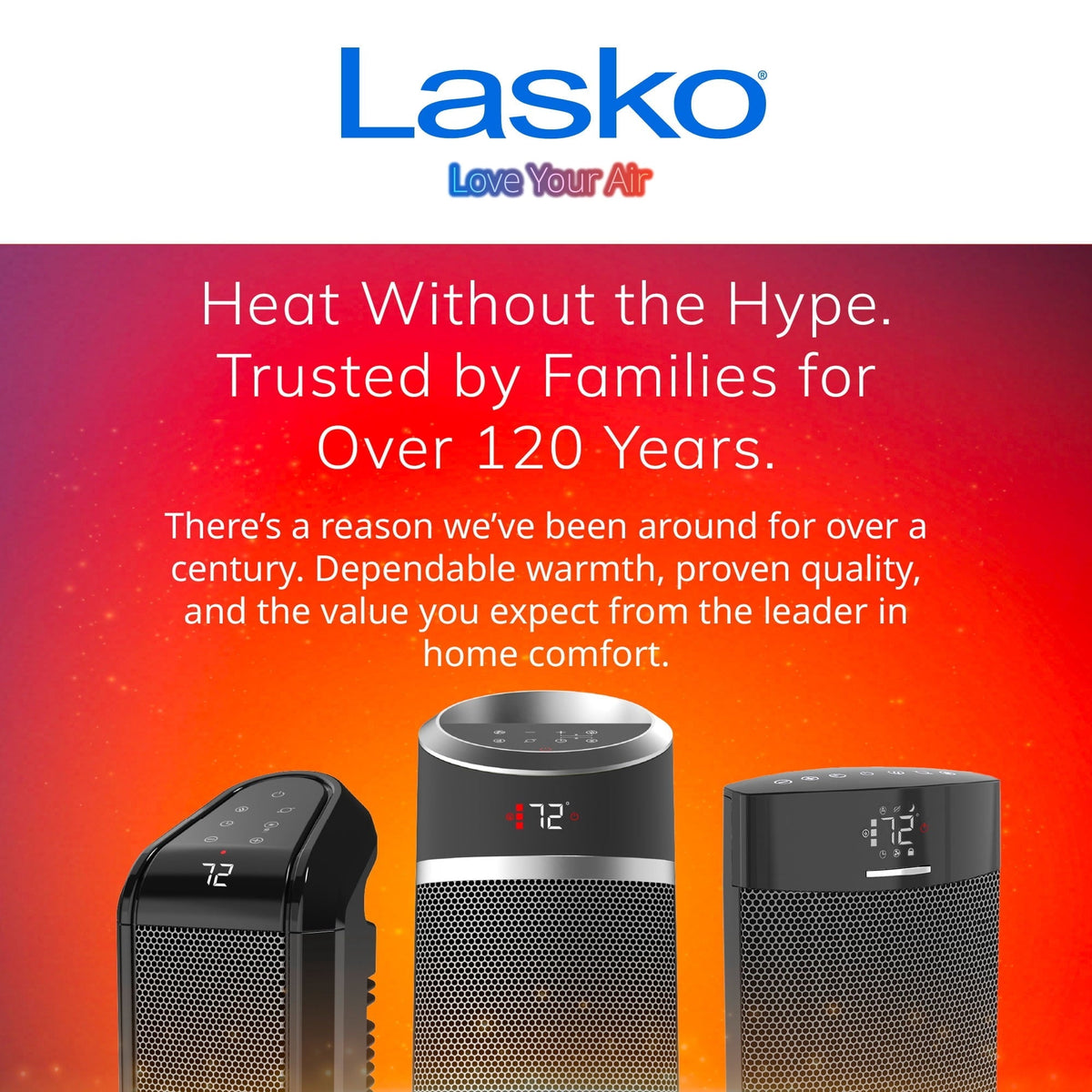 Lasko CT22850 Black 1500W 3 Speed, Oscillating, Remote, Timer Ceramic Tower Space Heater