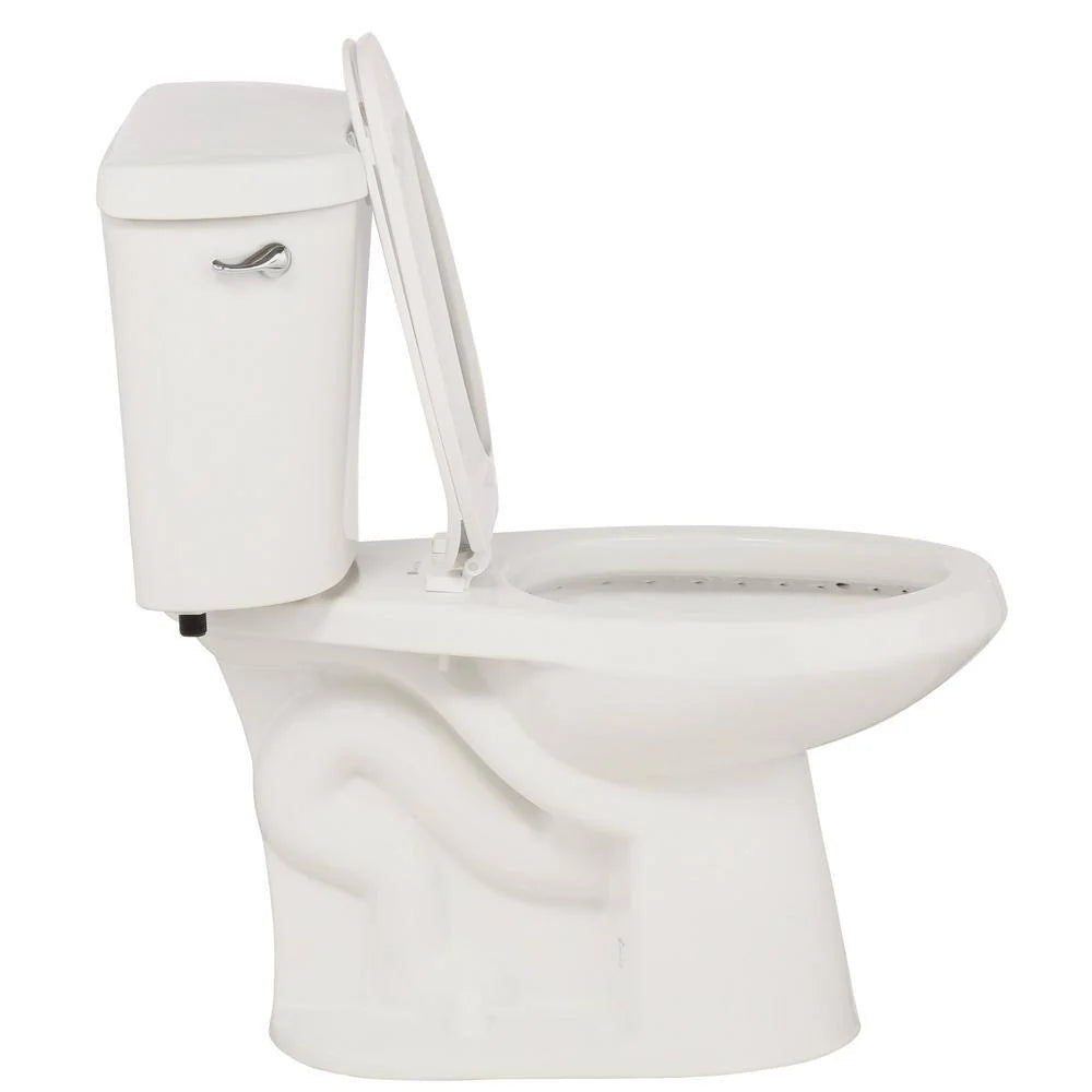 Glacier Bay 2-Piece 1.28 GPF High Efficiency Single Flush Elongated To ...