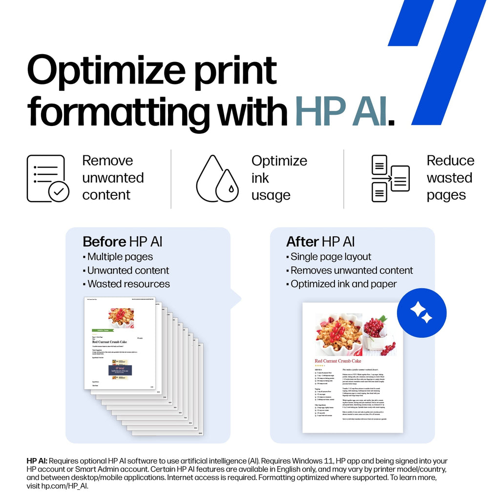 HP DeskJet 2942 Wireless All-in-One Color Inkjet Printer, 3 Months Free Instant Ink, Retro Sky Blue