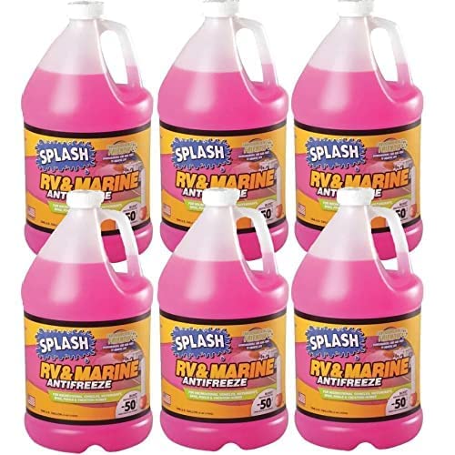 RV & Marine Splash 619526 RV/Marine Antifreeze, 6 gal, Pink (RV/Marine ...