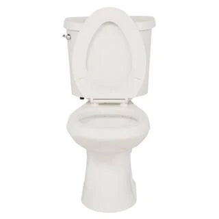 Glacier Bay 2-Piece 1.28 GPF High Efficiency Single Flush Elongated To ...
