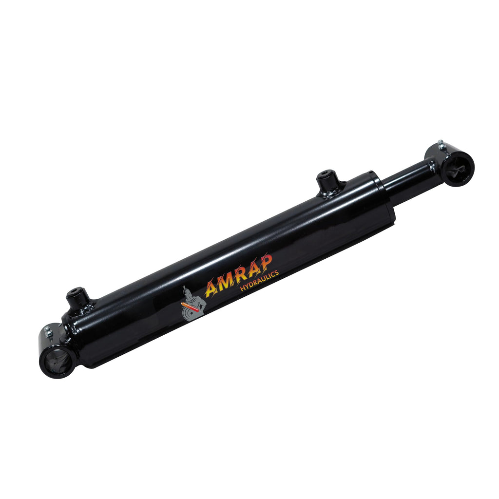 1.5x4 Hydraulic Cylinder - 1.5" Bore 4" Stroke Double Acting Welded Cross Tube Hydraulic Cylinder 3500 PSI Retracted: 12, Extended: 16,SAE#4