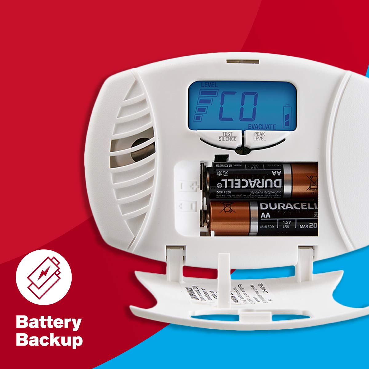 First Alert Plug in Carbon Monoxide Alarm with Digital Display