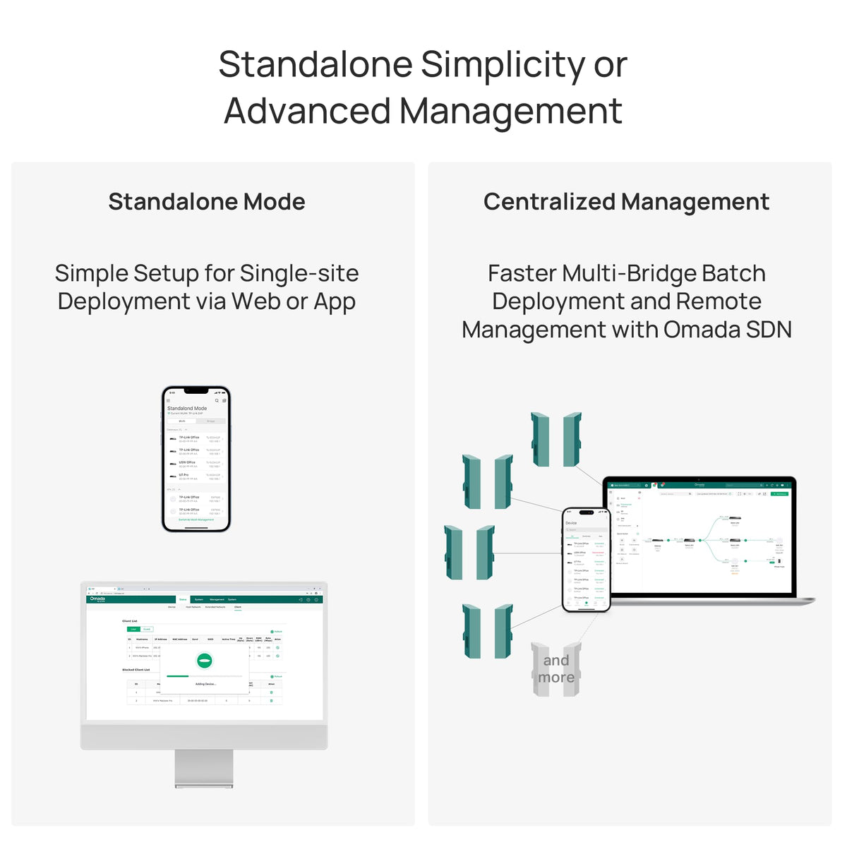 Omada EAP211-Bridge KIT, Point to Point Wireless Bridge