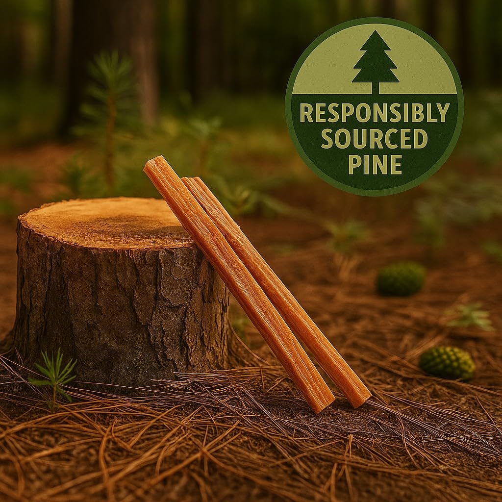 Fatwood Fire Starter – 50 lb Box – 100% Natural Resin Pine Kindling – Chemical-Free All-Weather for Fireplaces, Campfires, Wood Stoves & Grills