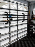 Cobra Storage Garage Door Storage Rack - 21" Black ABS Plastic Fishing Rod Holder - Ultimate Garage Organization for Fishing Gear and Equipment
