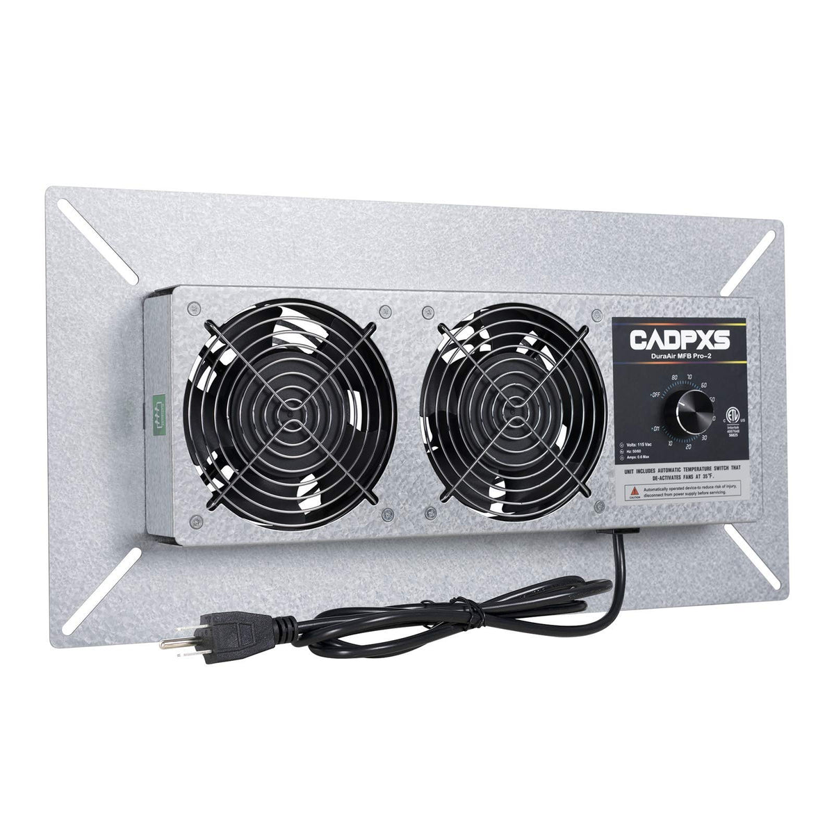 CADPXS Crawlspace Ventilation Fan, Crawlspace Fan Vent with Humidistat