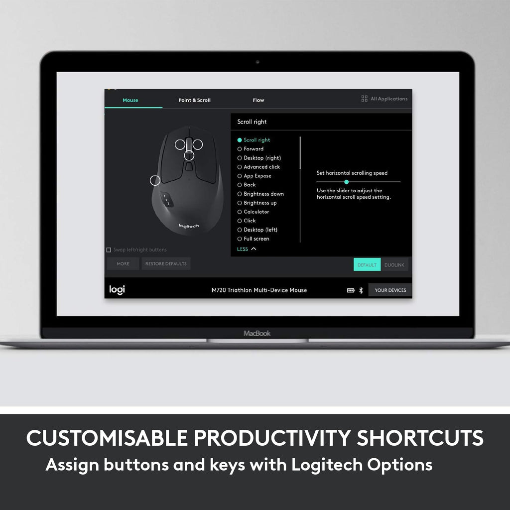 Logitech MK850 Performance Wireless Keyboard and Mouse Combo - Graphite