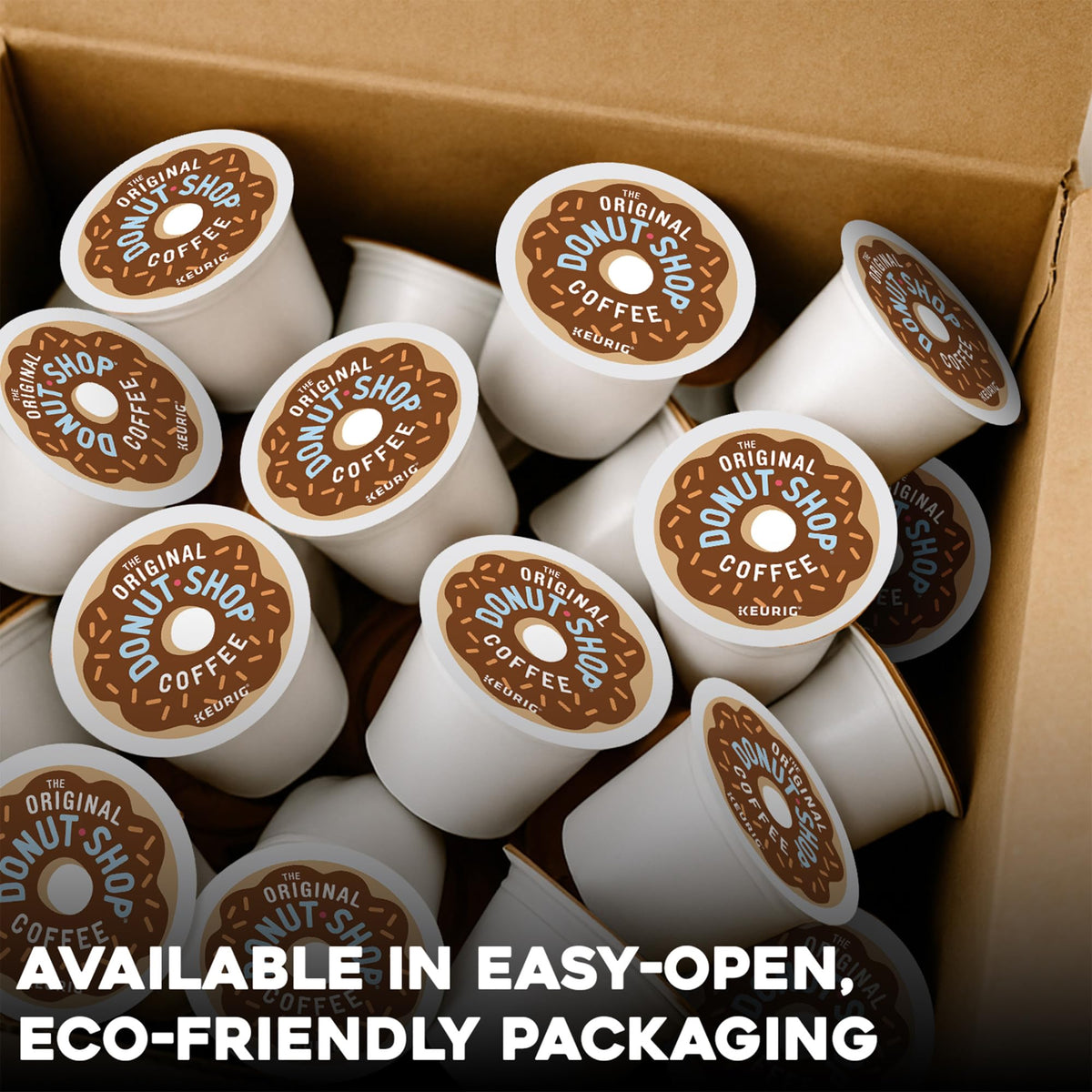 The Original Donut Shop Regular, K-Cup Pods, 72 Count