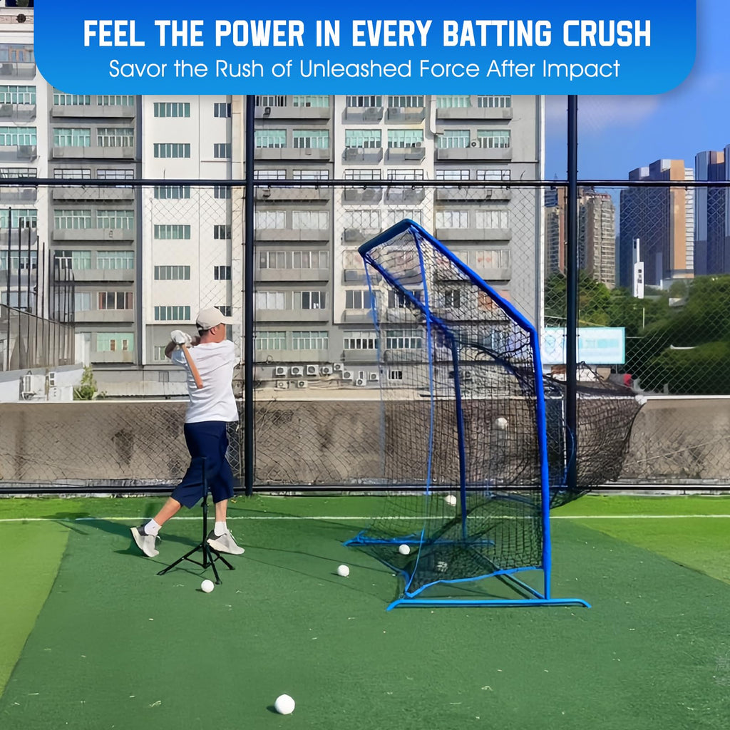 Baseball Softball Net with Blocking System, Batting Cage Practice Net