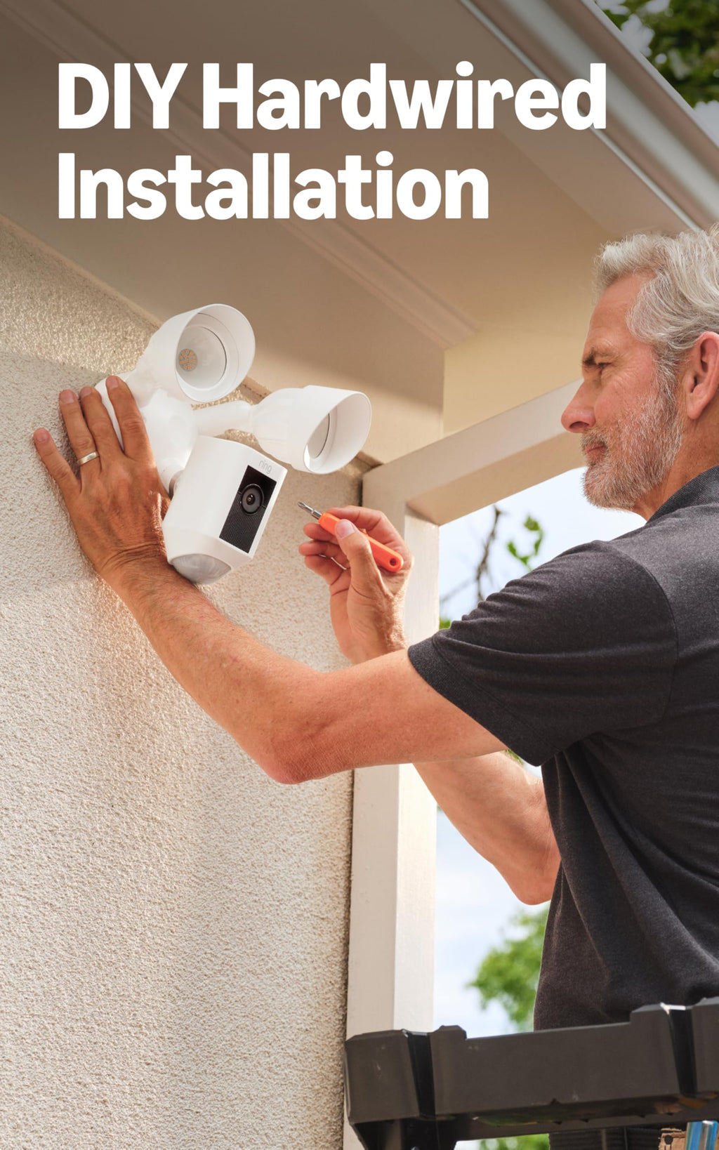 Ring Floodlight Cam Wired Plus, Outdoor Home or Business Security with ...