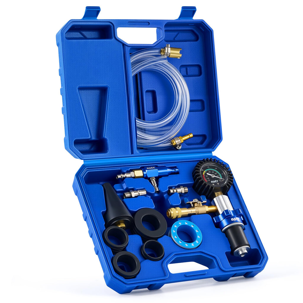 OMT Coolant Vacuum Refill Kit, 13 Pcs Radiator Cooling Tool Set with Hose