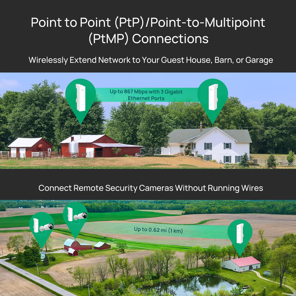 Omada EAP211-Bridge KIT, Point to Point Wireless Bridge