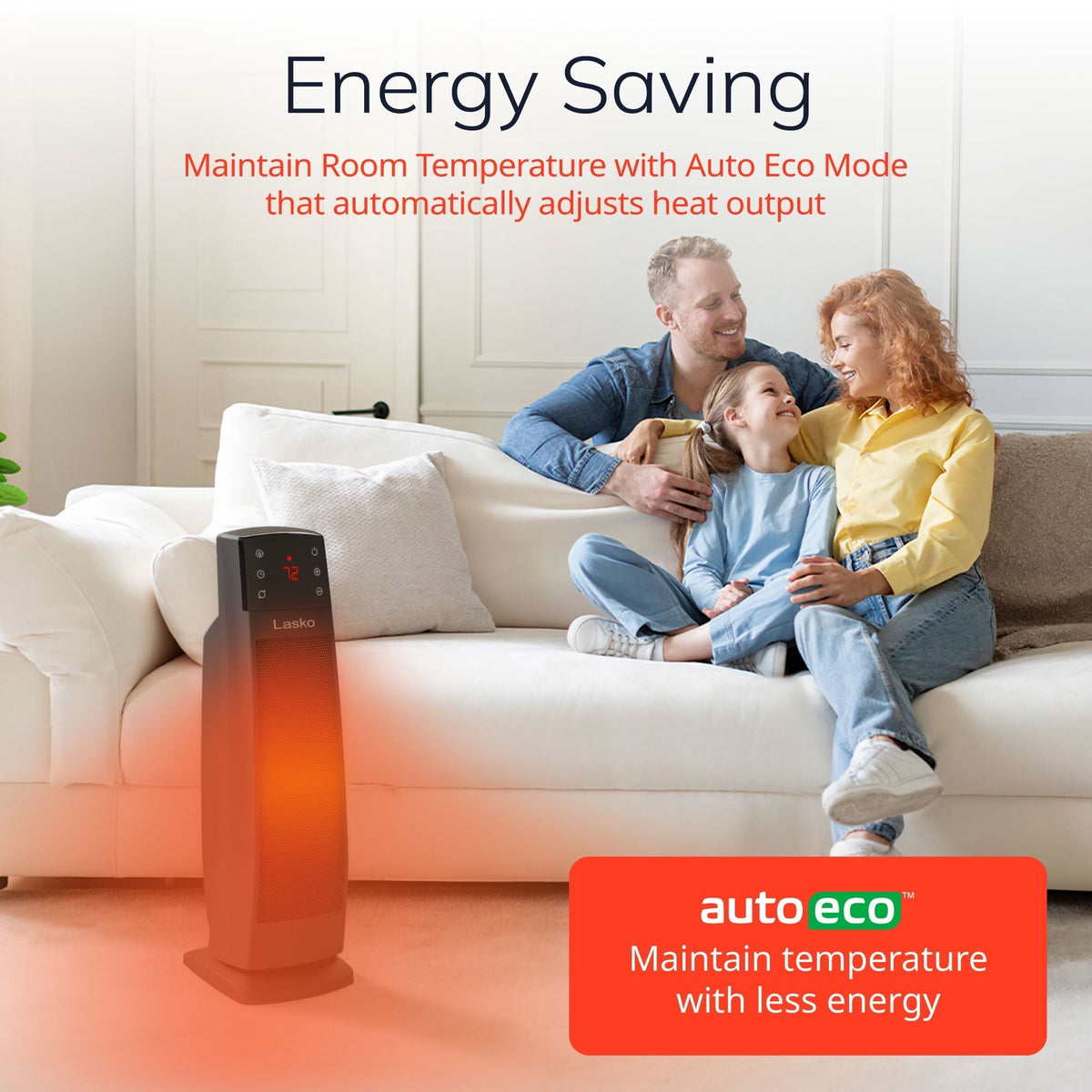 Lasko CT22850 Black 1500W 3 Speed, Oscillating, Remote, Timer Ceramic Tower Space Heater