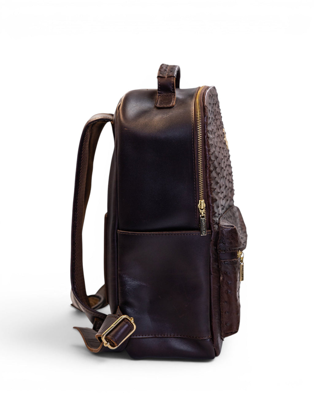 Espresso Ostrich Backpack