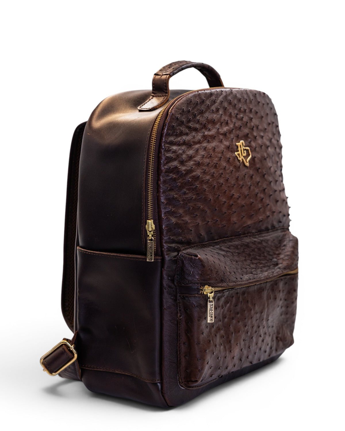 Espresso Ostrich Backpack