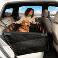 Kohree Dog Car Seat for Large Medium Dogs, Back Seat Extender with Hard Bottom, Waterproof Non-Slip Hammock for Pet, with Storage Pocket for