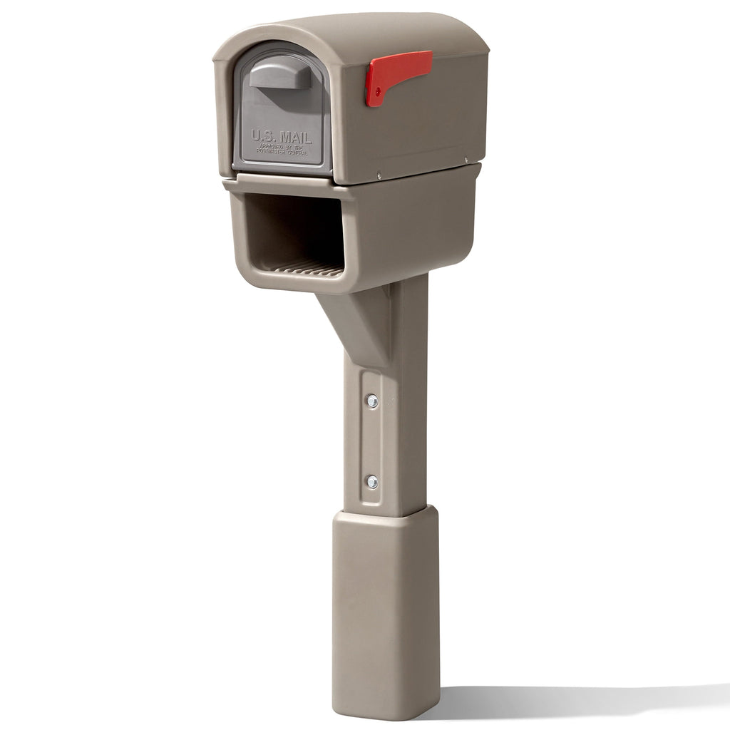 Step2 MailMaster Express Plus Plastic Mailbox Mocha Finish