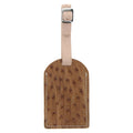 Full Quill Ostrich Luggage Tag