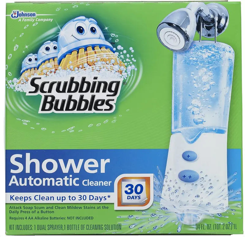 Scrubbing Bubbles Automatic Shower Cleaner Starter Kit, Fresh Scent, 3 ...