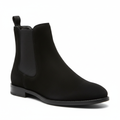 Black Suede Chelsea Boot