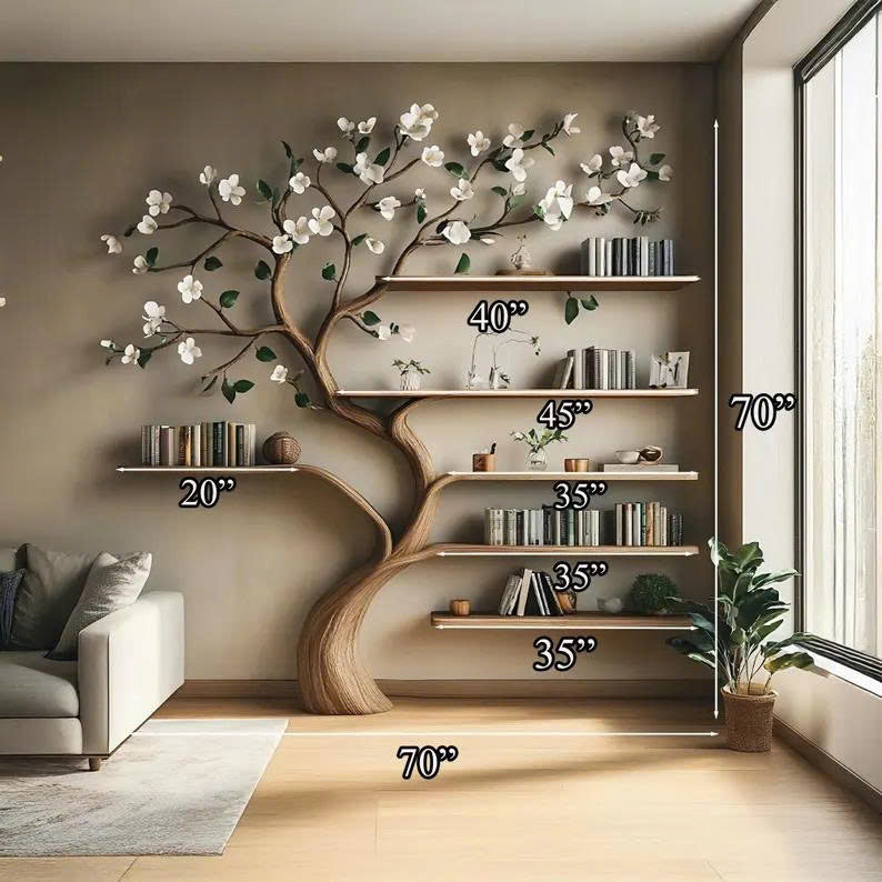 Wooden Corner Bookcase with Open Shelves, 70 Inch, Brown Finish - view 5